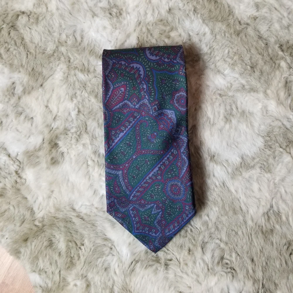 Enrico Guccini Paisley silk tie